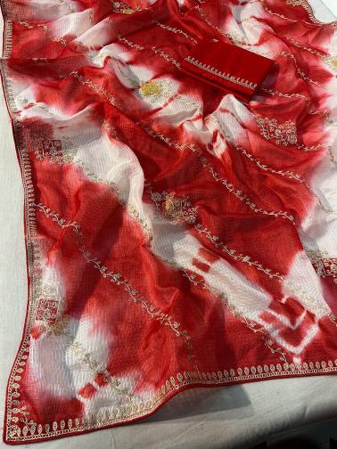 Vinayak pitta work designer surat saree market